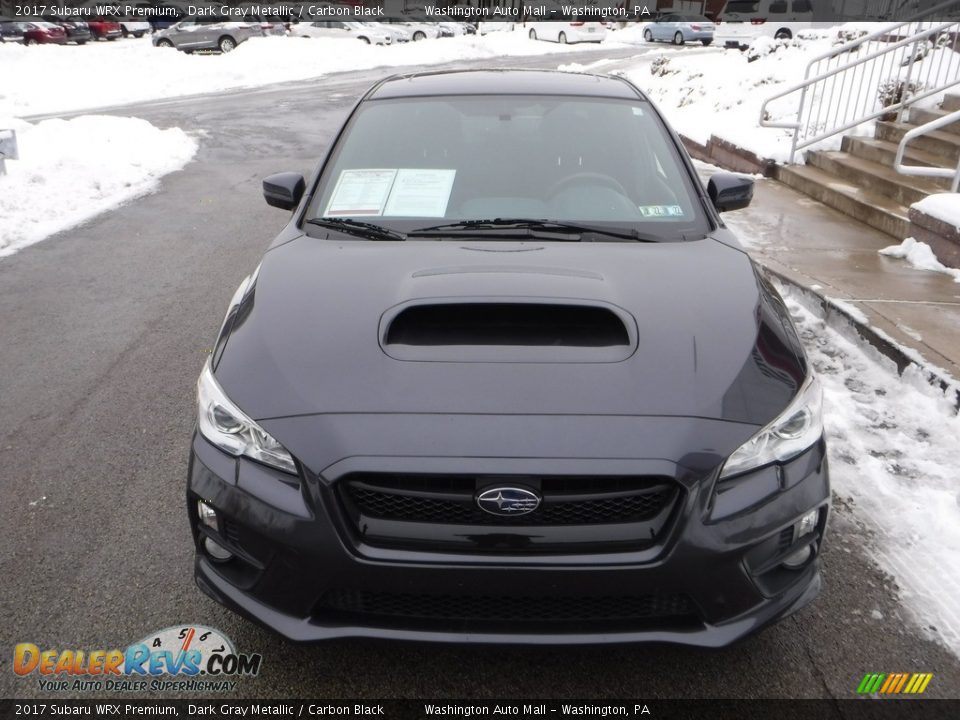 2017 Subaru WRX Premium Dark Gray Metallic / Carbon Black Photo #8