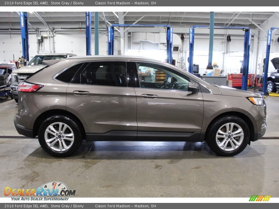 2019 Ford Edge SEL AWD Stone Gray / Ebony Photo #4