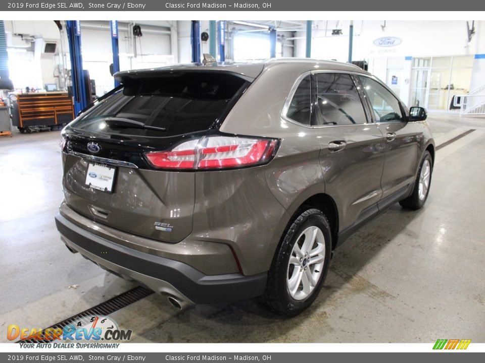 2019 Ford Edge SEL AWD Stone Gray / Ebony Photo #5