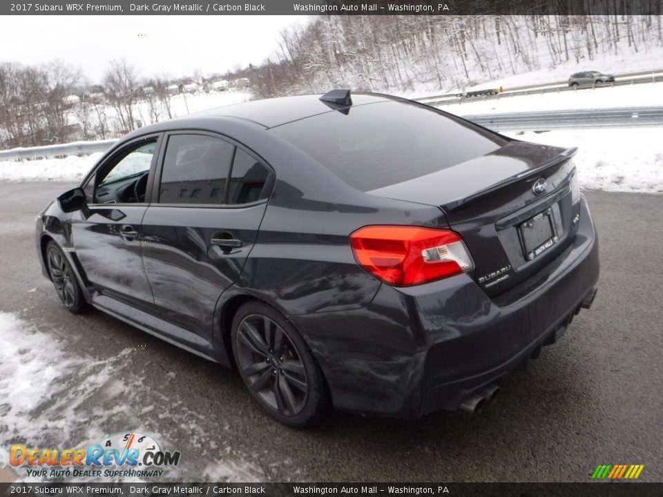 2017 Subaru WRX Premium Dark Gray Metallic / Carbon Black Photo #10