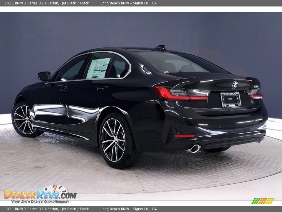 2021 BMW 3 Series 330i Sedan Jet Black / Black Photo #3