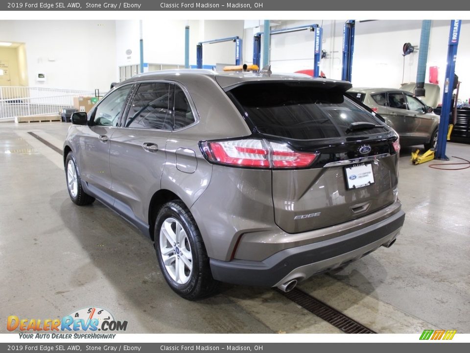 2019 Ford Edge SEL AWD Stone Gray / Ebony Photo #6