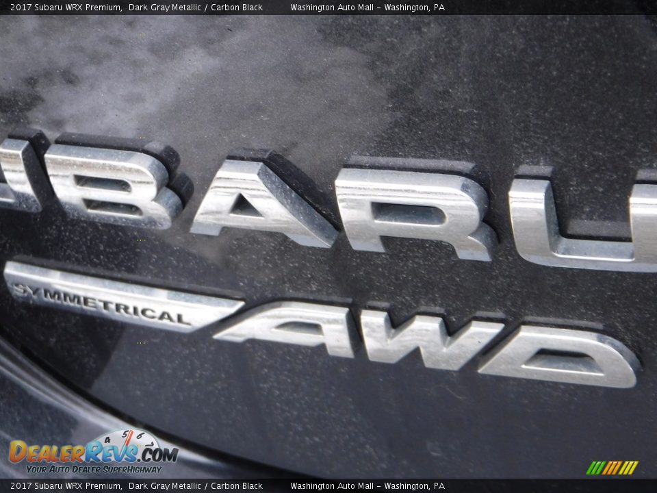 2017 Subaru WRX Premium Dark Gray Metallic / Carbon Black Photo #12