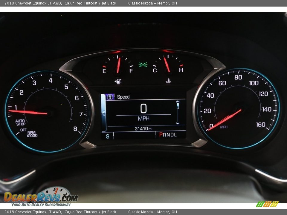 2018 Chevrolet Equinox LT AWD Cajun Red Tintcoat / Jet Black Photo #8
