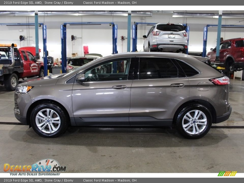 2019 Ford Edge SEL AWD Stone Gray / Ebony Photo #8