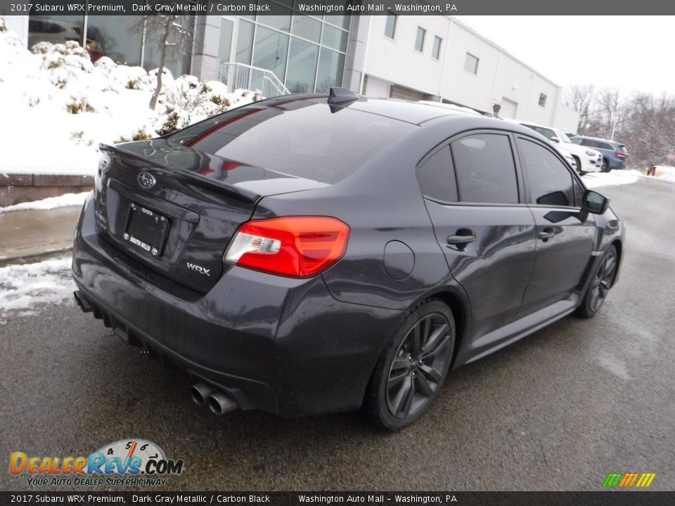 2017 Subaru WRX Premium Dark Gray Metallic / Carbon Black Photo #13