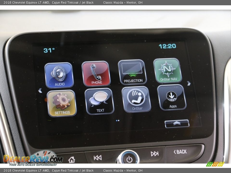 2018 Chevrolet Equinox LT AWD Cajun Red Tintcoat / Jet Black Photo #10