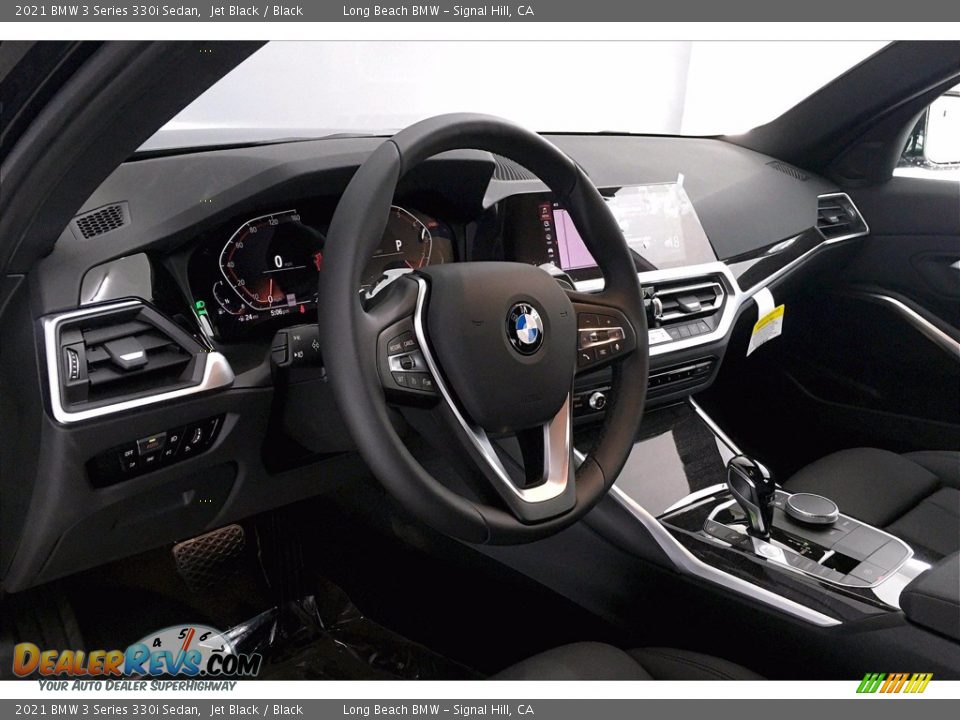 2021 BMW 3 Series 330i Sedan Jet Black / Black Photo #7