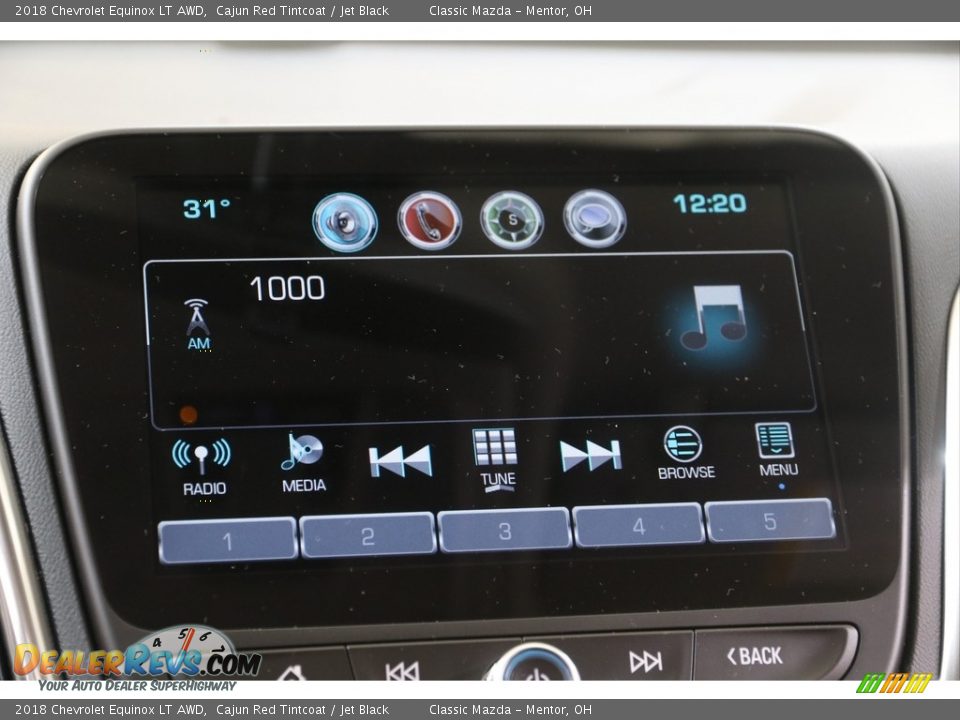 2018 Chevrolet Equinox LT AWD Cajun Red Tintcoat / Jet Black Photo #11