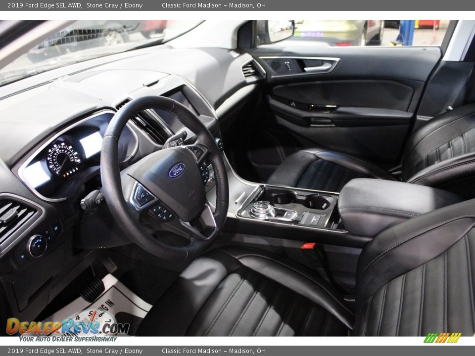 2019 Ford Edge SEL AWD Stone Gray / Ebony Photo #11