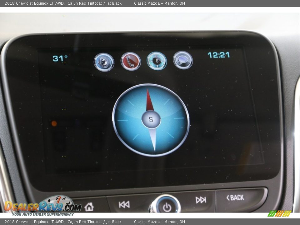 2018 Chevrolet Equinox LT AWD Cajun Red Tintcoat / Jet Black Photo #13