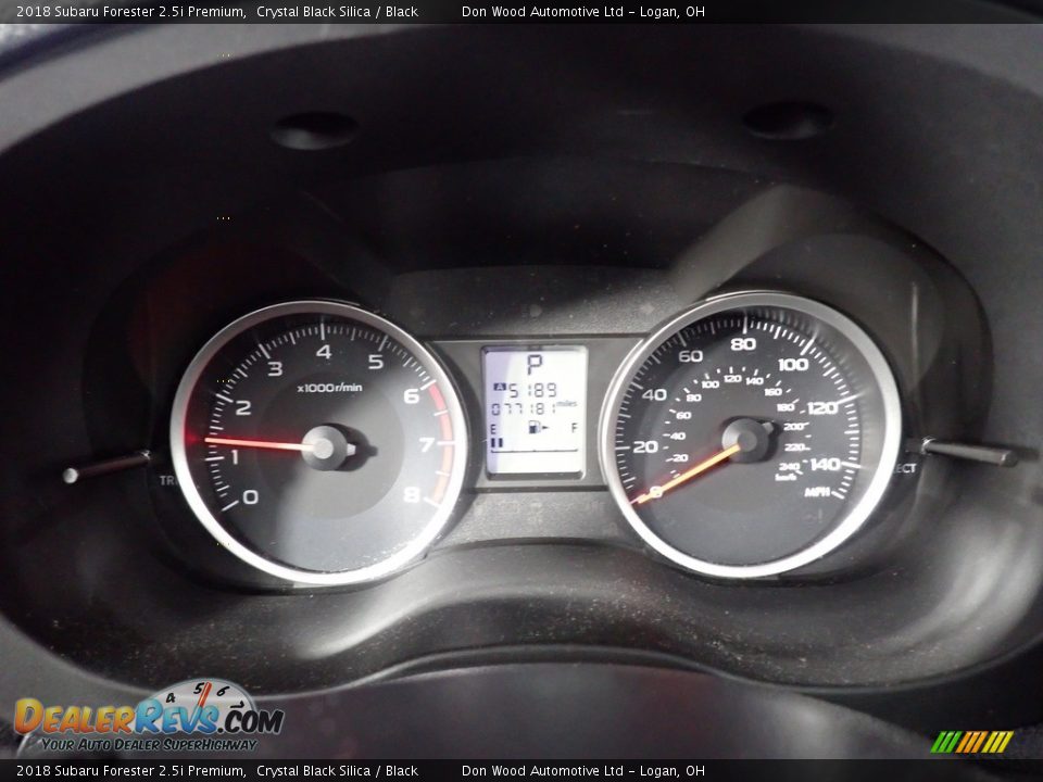 2018 Subaru Forester 2.5i Premium Crystal Black Silica / Black Photo #34