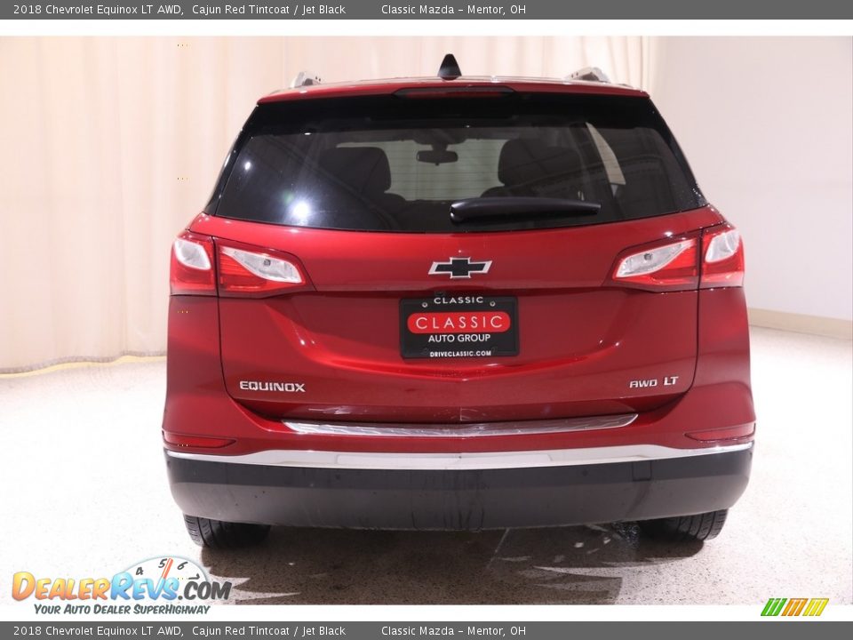 2018 Chevrolet Equinox LT AWD Cajun Red Tintcoat / Jet Black Photo #18