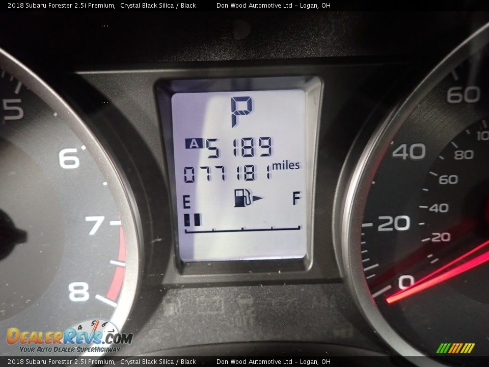 2018 Subaru Forester 2.5i Premium Crystal Black Silica / Black Photo #35