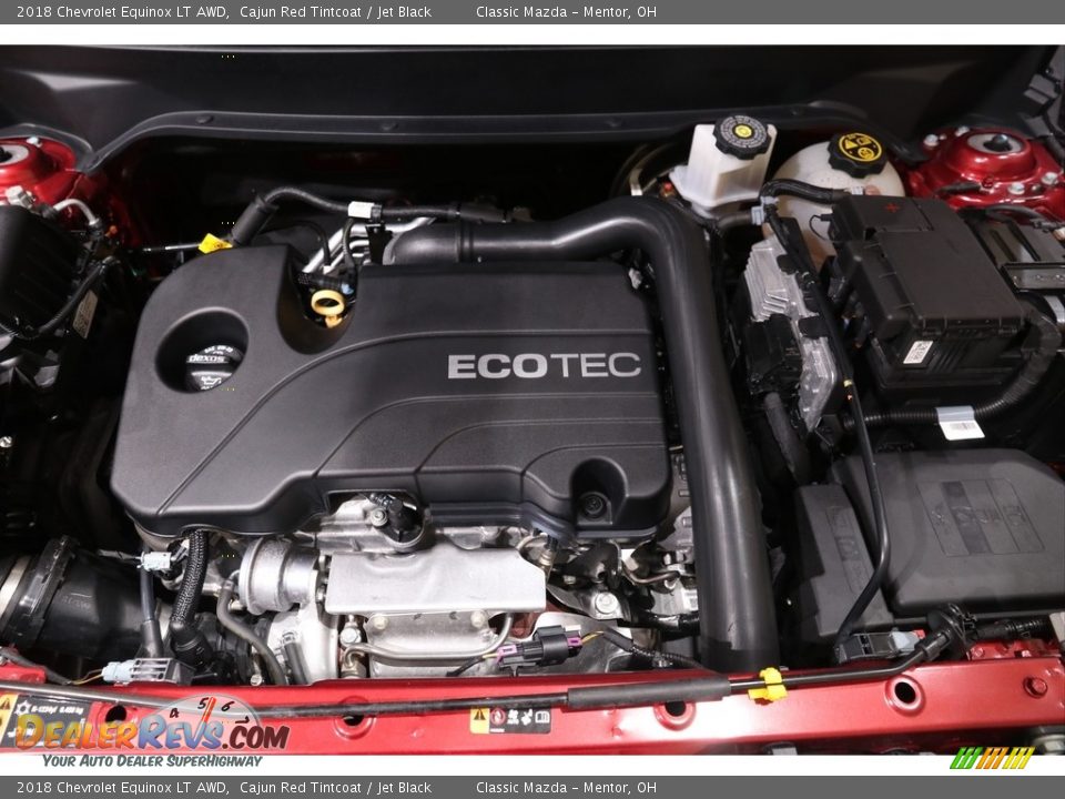 2018 Chevrolet Equinox LT AWD Cajun Red Tintcoat / Jet Black Photo #19