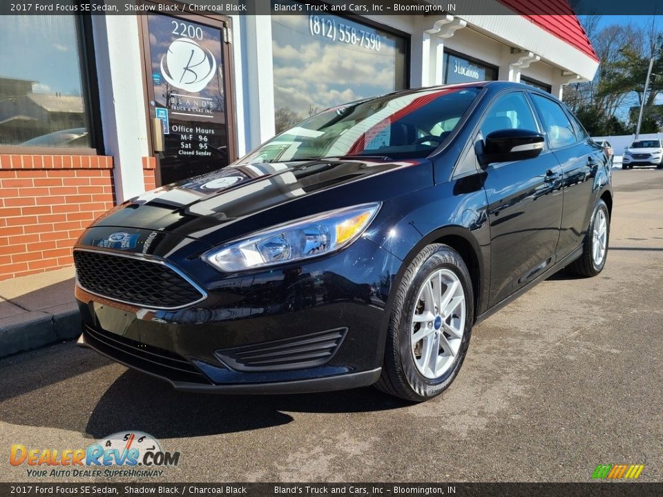 2017 Ford Focus SE Sedan Shadow Black / Charcoal Black Photo #2