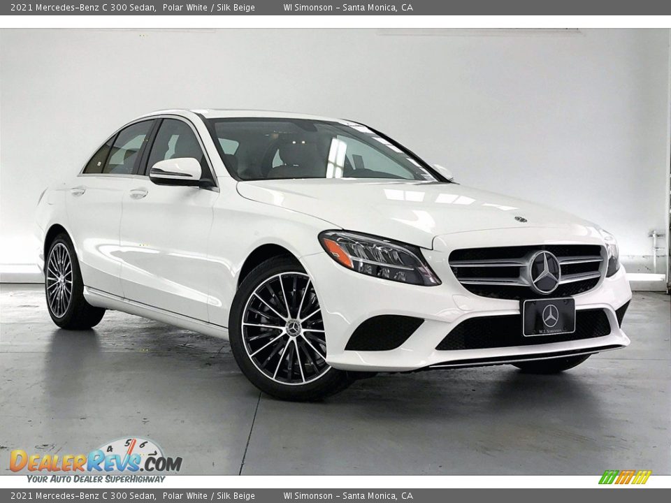 2021 Mercedes-Benz C 300 Sedan Polar White / Silk Beige Photo #12