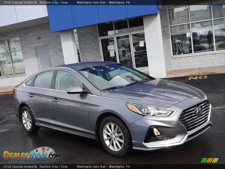 2018 Hyundai Sonata SE Machine Gray / Gray Photo #1