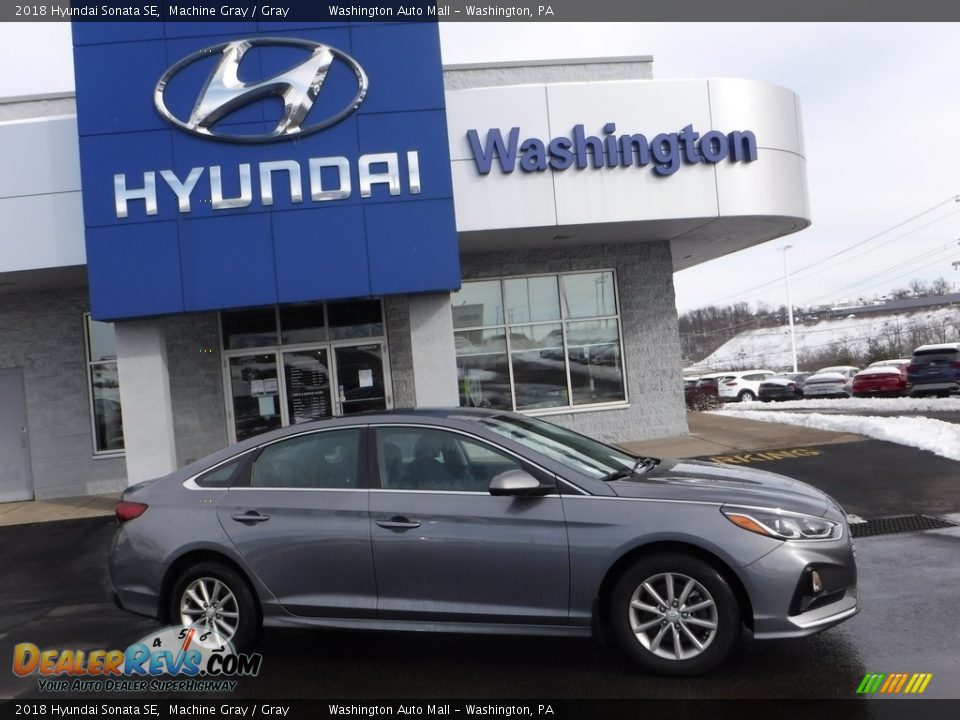 2018 Hyundai Sonata SE Machine Gray / Gray Photo #2