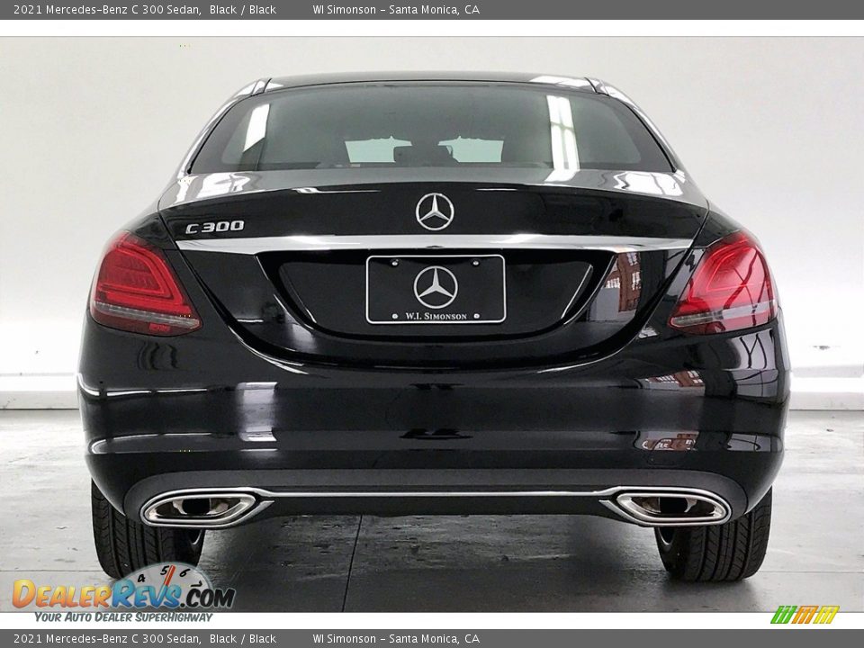 2021 Mercedes-Benz C 300 Sedan Black / Black Photo #3