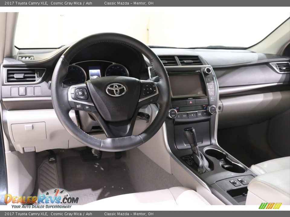 2017 Toyota Camry XLE Cosmic Gray Mica / Ash Photo #6