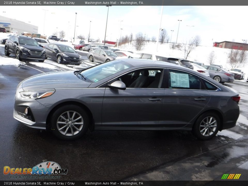 2018 Hyundai Sonata SE Machine Gray / Gray Photo #6