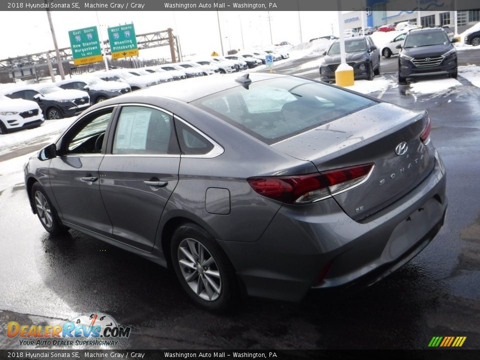 2018 Hyundai Sonata SE Machine Gray / Gray Photo #7