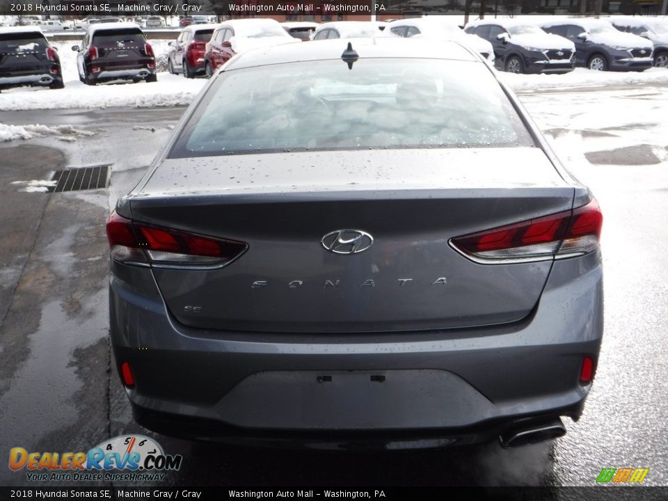 2018 Hyundai Sonata SE Machine Gray / Gray Photo #8