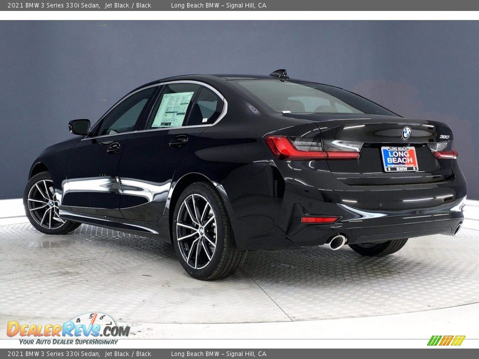 2021 BMW 3 Series 330i Sedan Jet Black / Black Photo #3