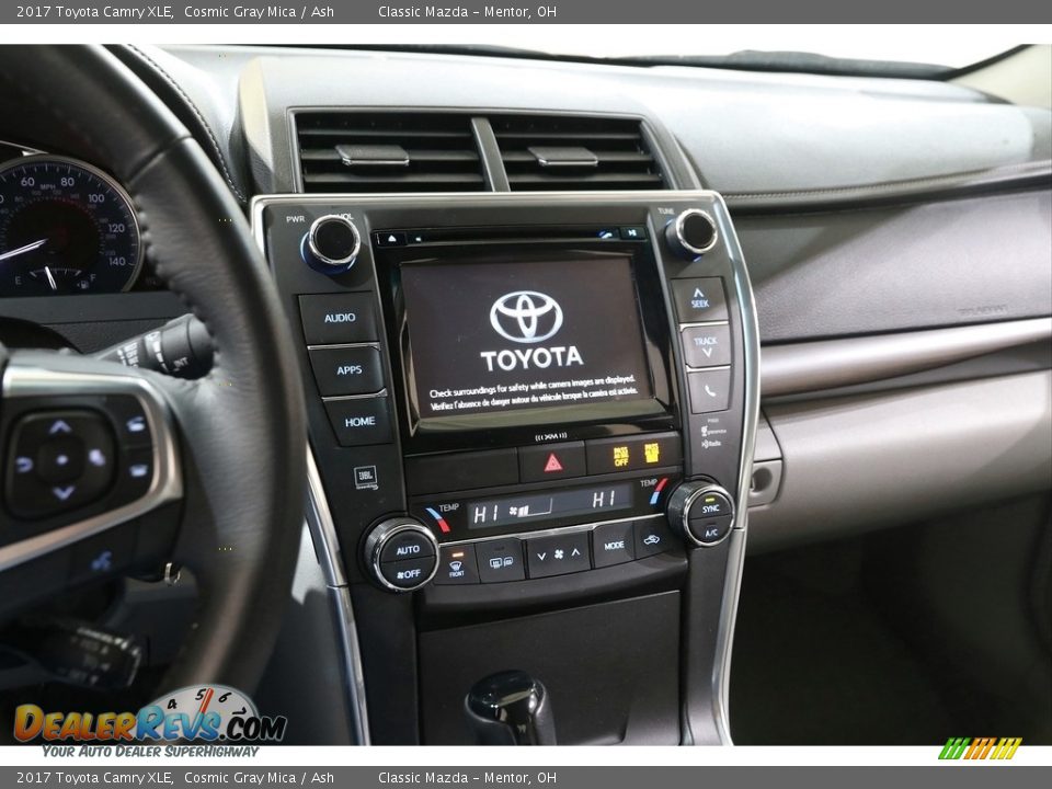2017 Toyota Camry XLE Cosmic Gray Mica / Ash Photo #9