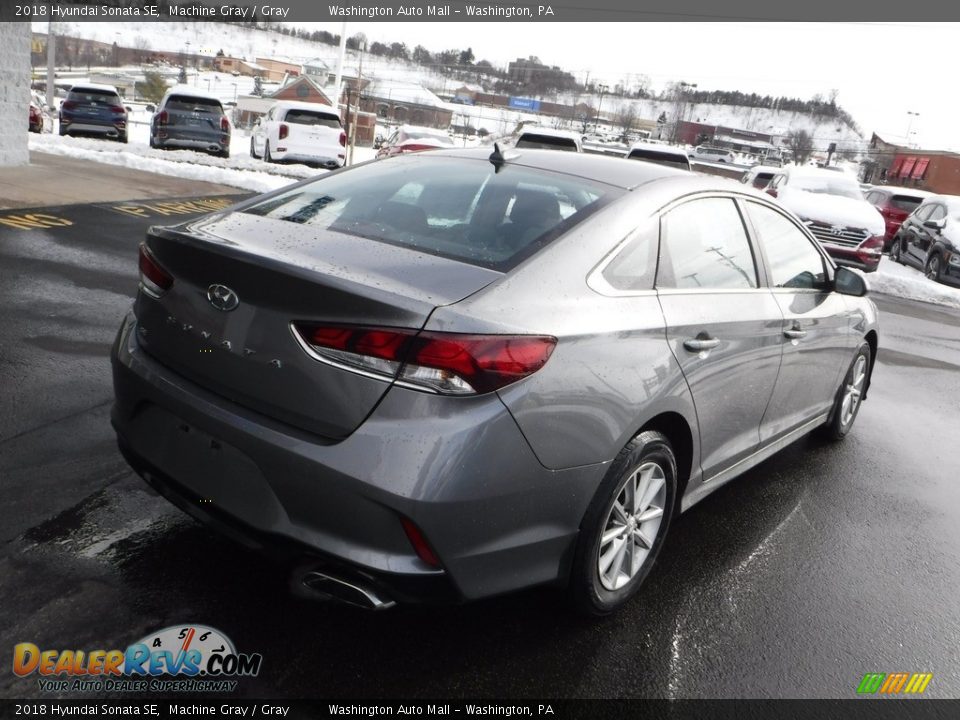 2018 Hyundai Sonata SE Machine Gray / Gray Photo #10