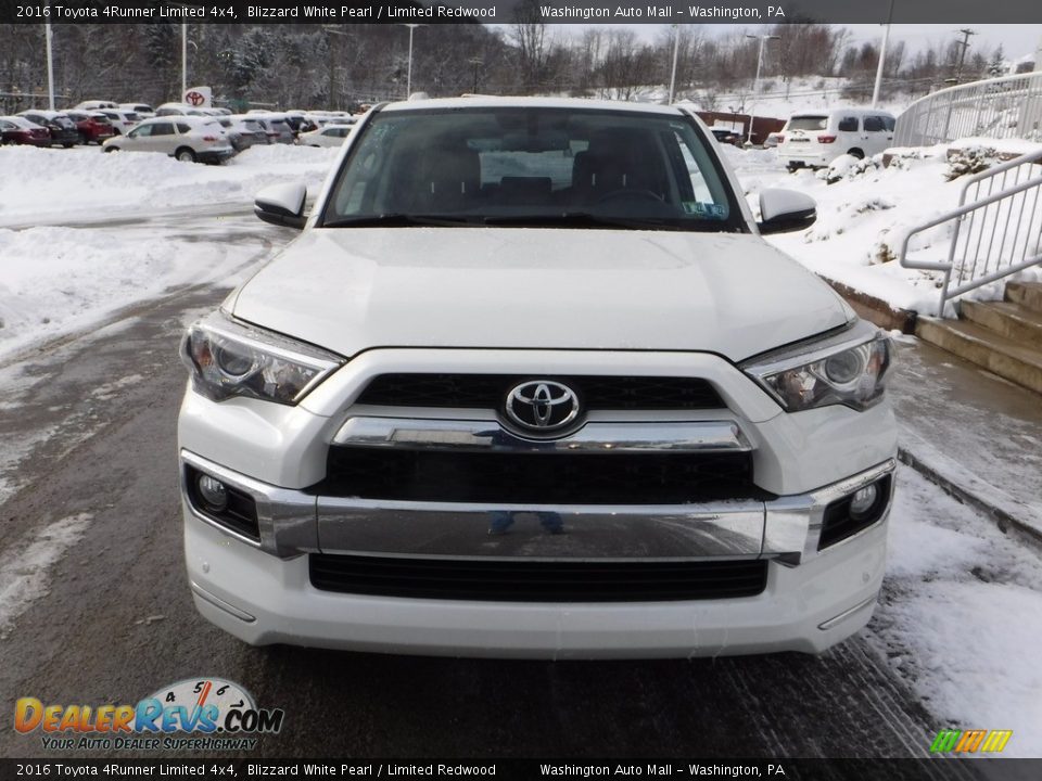2016 Toyota 4Runner Limited 4x4 Blizzard White Pearl / Limited Redwood Photo #11