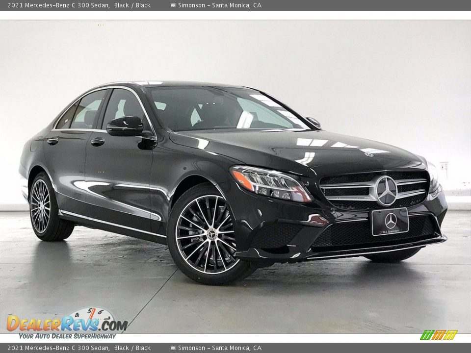 2021 Mercedes-Benz C 300 Sedan Black / Black Photo #12