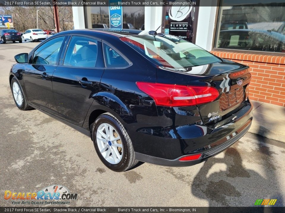 2017 Ford Focus SE Sedan Shadow Black / Charcoal Black Photo #26