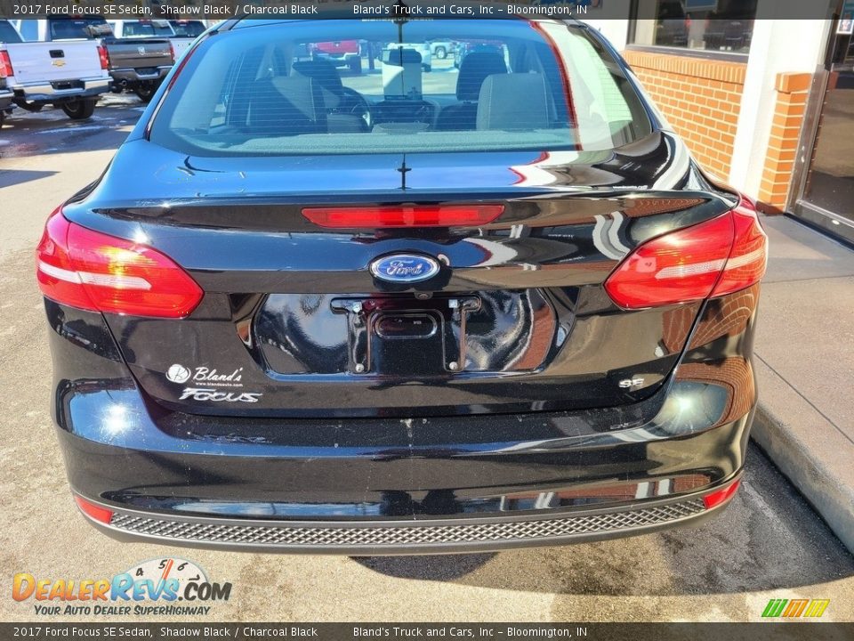 2017 Ford Focus SE Sedan Shadow Black / Charcoal Black Photo #27