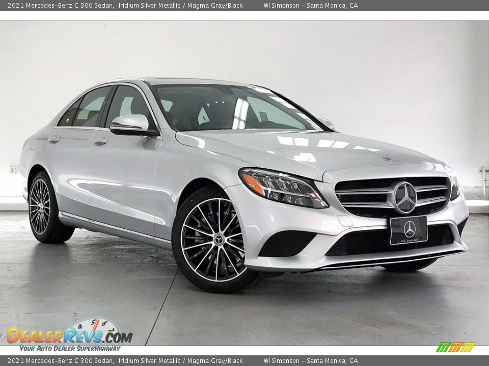 2021 Mercedes-Benz C 300 Sedan Iridium Silver Metallic / Magma Gray/Black Photo #12