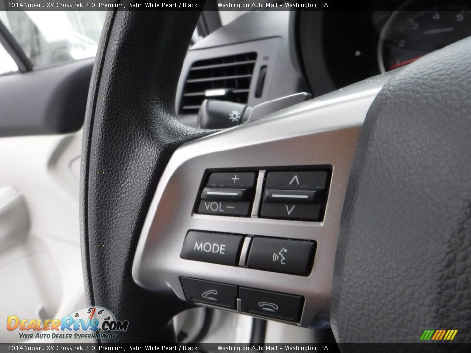 2014 Subaru XV Crosstrek 2.0i Premium Satin White Pearl / Black Photo #5