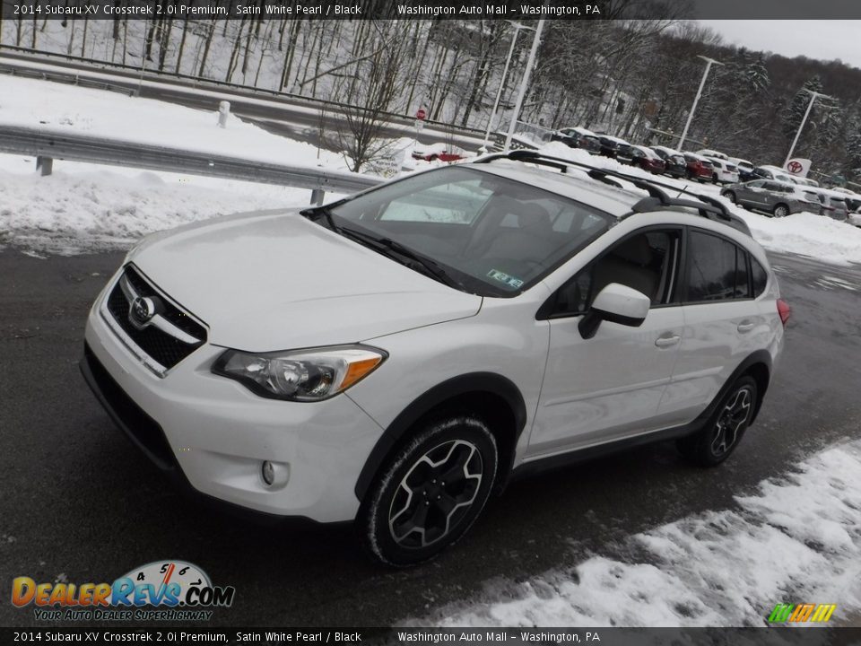 2014 Subaru XV Crosstrek 2.0i Premium Satin White Pearl / Black Photo #10