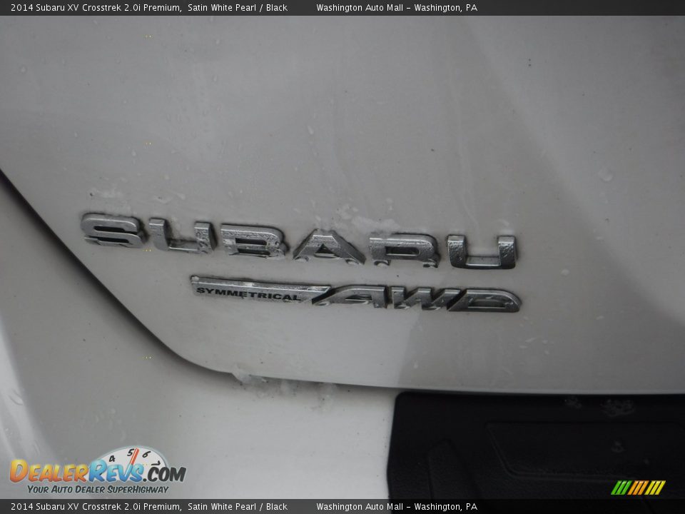 2014 Subaru XV Crosstrek 2.0i Premium Satin White Pearl / Black Photo #14