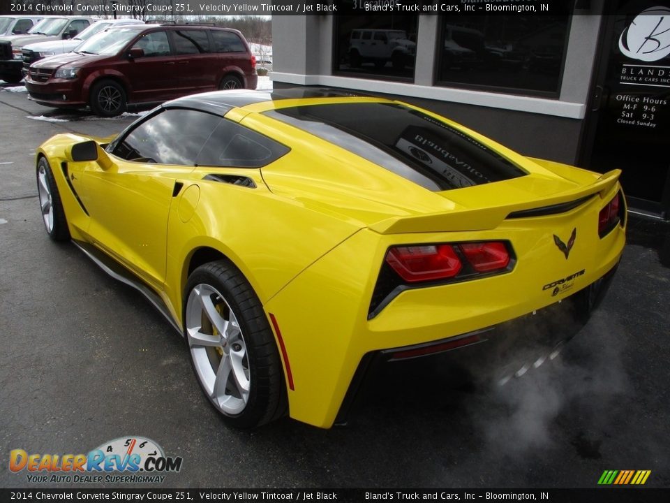 2014 Chevrolet Corvette Stingray Coupe Z51 Velocity Yellow Tintcoat / Jet Black Photo #3