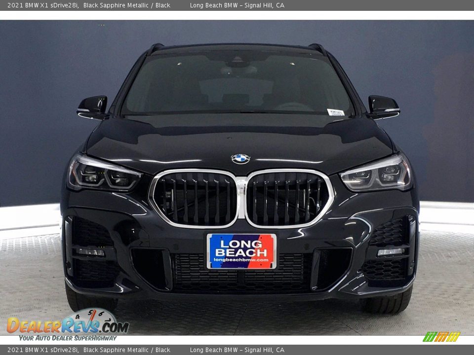 2021 BMW X1 sDrive28i Black Sapphire Metallic / Black Photo #2