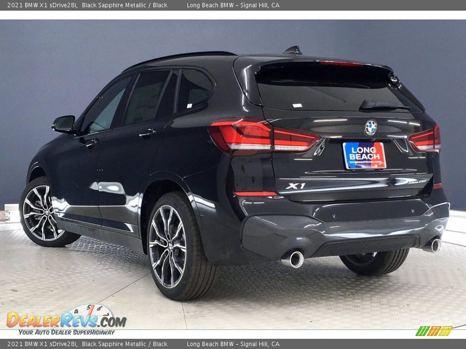 2021 BMW X1 sDrive28i Black Sapphire Metallic / Black Photo #3