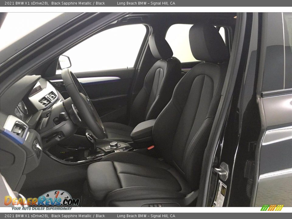 2021 BMW X1 sDrive28i Black Sapphire Metallic / Black Photo #9