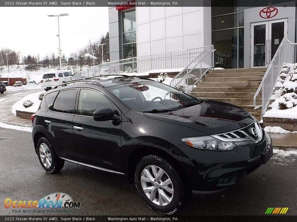 2013 Nissan Murano SV AWD Super Black / Black Photo #1