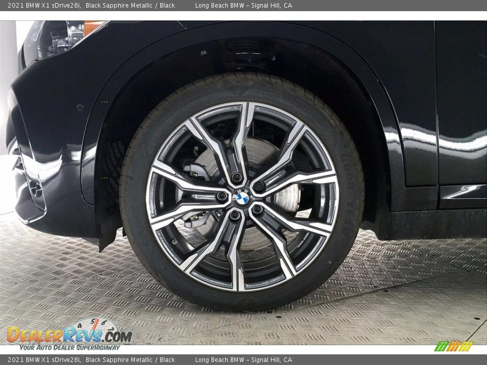 2021 BMW X1 sDrive28i Black Sapphire Metallic / Black Photo #13