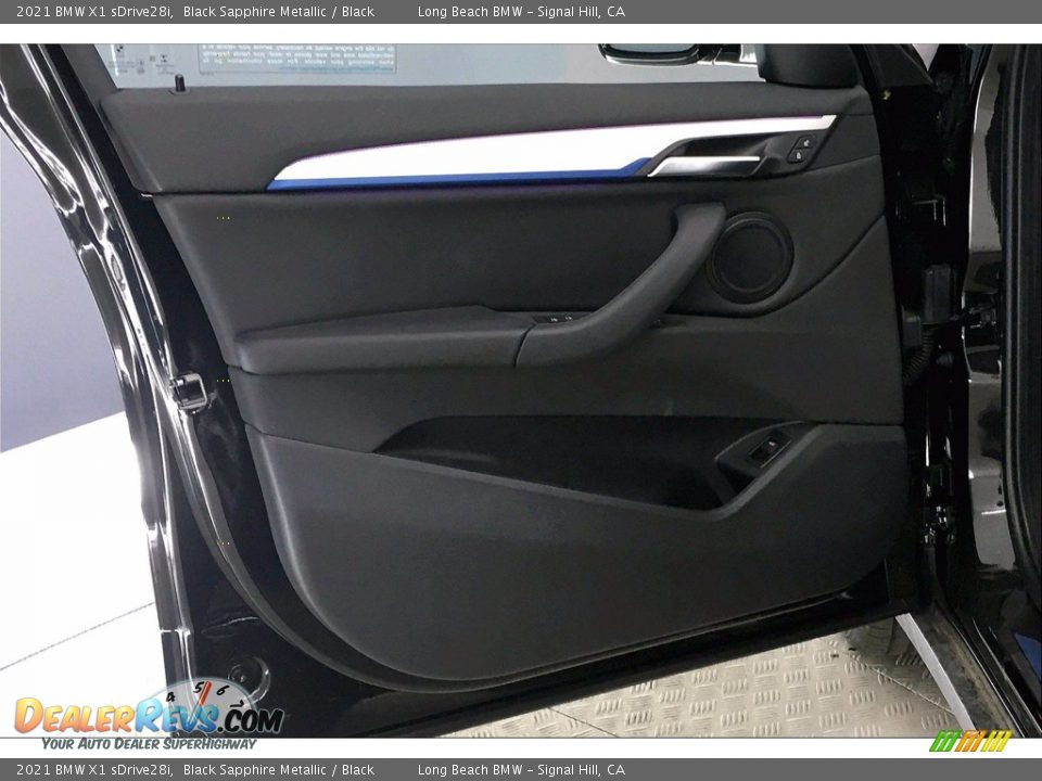 2021 BMW X1 sDrive28i Black Sapphire Metallic / Black Photo #14