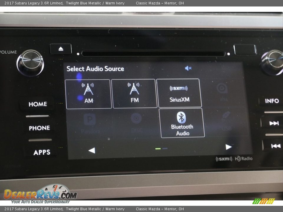 Controls of 2017 Subaru Legacy 3.6R Limited Photo #10