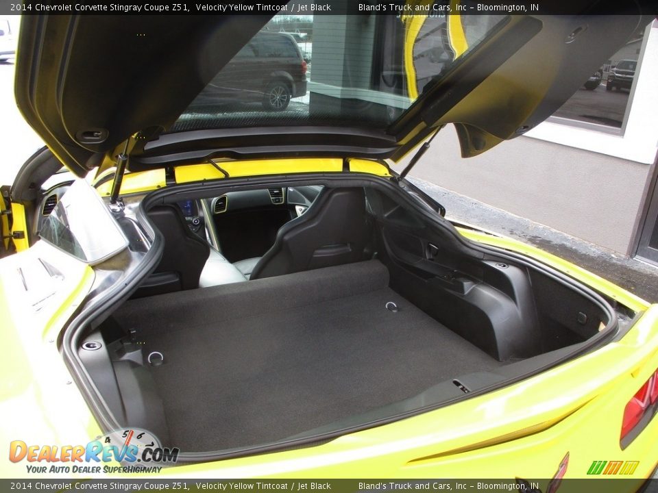 2014 Chevrolet Corvette Stingray Coupe Z51 Velocity Yellow Tintcoat / Jet Black Photo #24