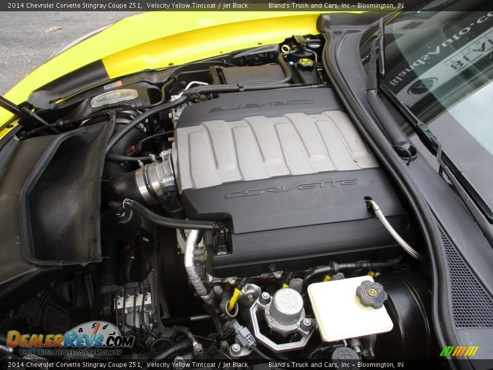 2014 Chevrolet Corvette Stingray Coupe Z51 Velocity Yellow Tintcoat / Jet Black Photo #26