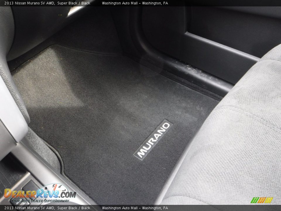 2013 Nissan Murano SV AWD Super Black / Black Photo #22